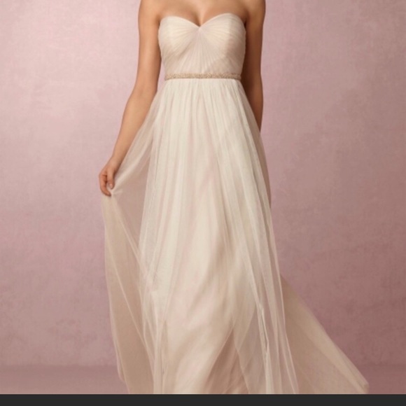 BHLDN Annabelle Dress Sandstone - Picture 4 of 11